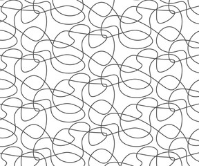Vector pattern with confused lines