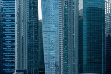 Fototapeta na wymiar modern office buildings in Singapore