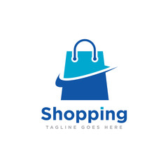 Bag Shop Logo Icon Design Vector