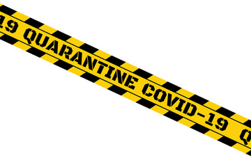 Quarantine and and social distancing concept. Stay home. COVID-19 coronavirus. Template for background, banner, poster with text inscription. Vector EPS10 illustration.