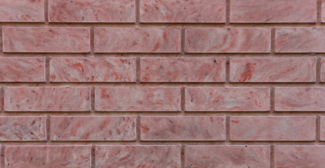 Red brick wall. Texture. Abstract background. Part of a brick wall