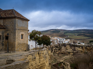 Fototapeta premium Small mediterranean town of Alhama de Granada in Spain