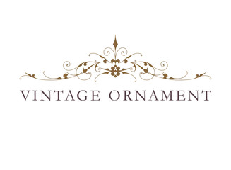 vintega ornament frame. 