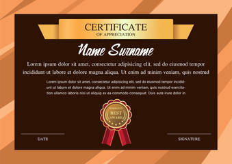 certificate template, warranty, vector design