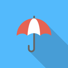 flat icons for umbrella,vector illustrations