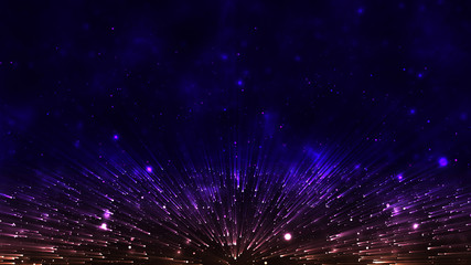Abstract light ray particle gradient background