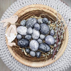 blueberries in basket