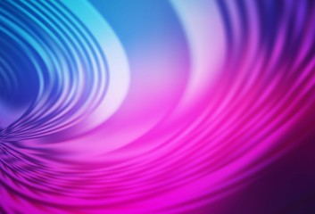 Light Pink, Blue vector texture with bent lines. A shining illustration, which consists of curved lines. A new texture for your  ad, booklets, leaflets.