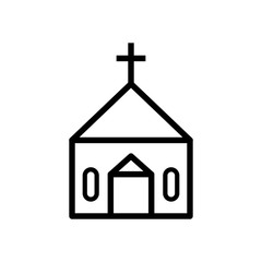 church icon vector template