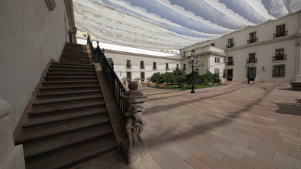 Patio de los Naranjos, Palacio de la Moneda, Santiago de Chile, Chile