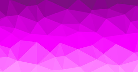 Low Polygonal Computation Art background illustration