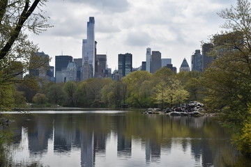 Fototapeta na wymiar Skyline of Central Park