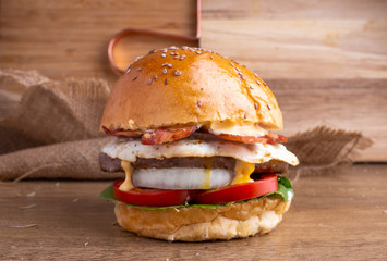 bacon food anda bread dinner