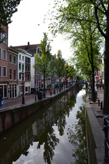 canaux et immeubles de amsterdam en hollande