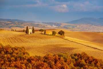 Wavy fields in Tuscany