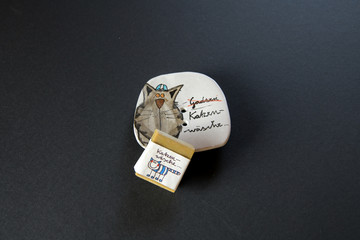 Alles für die Katz - Dekorative Seifenschale und Seife für Katzenliebhaber