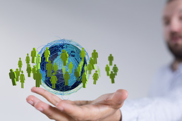 Structure of world economy, communication network..