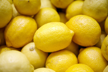 Ripe Juicy Lemon Fruit Background