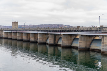 Table Rock Dam on the White River, completed in 1958 by the U.S. Army Corps of Engineers, created Table Rock Lake in the Ozarks of Southwestern Missouri.
