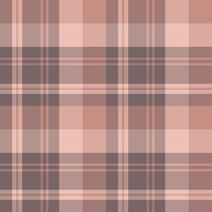 Seamless pattern in great cozy discreet beige and gray  colors for plaid, fabric, textile, clothes, tablecloth and other things. Vector image.