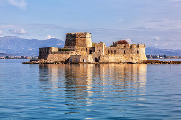 Fototapeta na wymiar The fortress of Nafplion, Greece