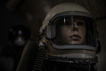 Fototapeta premium astronaut and pilot mannequins