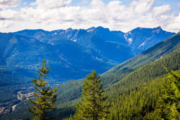Granite mountain trail, Snoqualmie area, Washington st