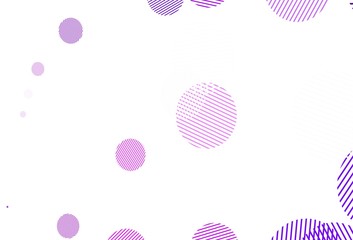 Light Red vector pattern with spheres.