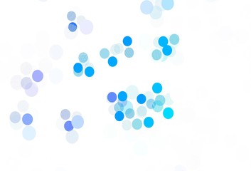Light Pink, Blue vector layout with circle shapes.
