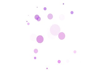 Light Red, Yellow vector background with bubbles.