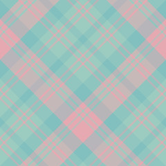 Seamless pattern in exquisite cute pink and discreet blue colors for plaid, fabric, textile, clothes, tablecloth and other things. Vector image. 2
