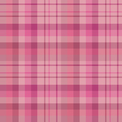 Seamless pattern in exquisite berry pink colors for plaid, fabric, textile, clothes, tablecloth and other things. Vector image.