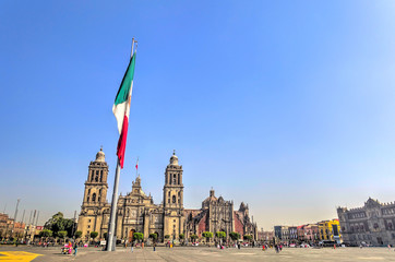 Mexico City Zocalo, HDR Image