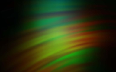 Obraz premium Dark Green, Red vector layout with bent lines. Geometric illustration in abstract style with gradient. The best colorful design for your business.