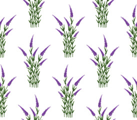 Lavender spring floral pattern