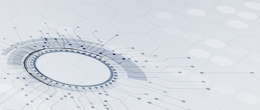 Technology data background, idea of global business solution