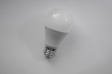 Isolated light bulb on white background