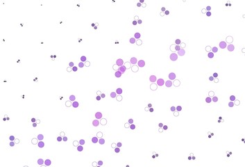 Light Purple vector texture with disks.