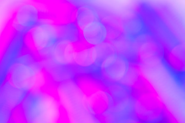 Bokeh with multi colors dots. Festive blue lights bokeh background. Defocused bokeh lights. Blurred bokeh. Light vintage background. Abstract colorful defocused pink dot. Soft focus