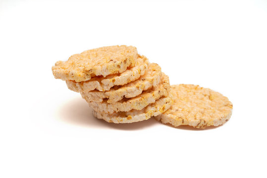 corn tortillas diet food healthy lifestyle. rice cakes, dry, sweet