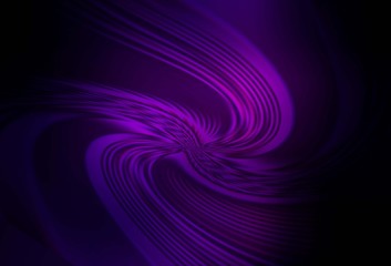 Dark Purple vector blurred bright template.