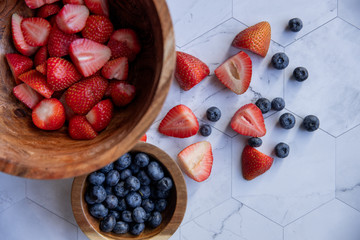 blueberry strawberry