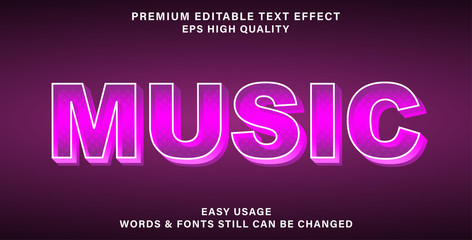 music text effect