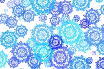 Colorful mandala illustration background. Artwork wallpaper