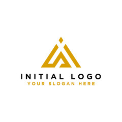 logo design inspiration for companies from the initial letters of the SI logo icon. -Vector