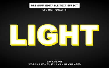 light text effect