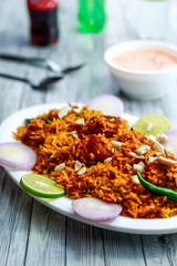 Hyderabadi Chicken Biryani