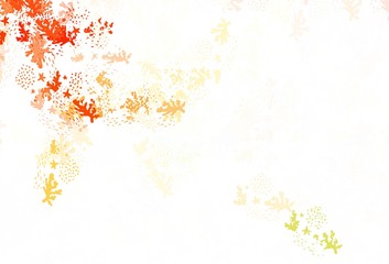 Light Red vector pattern with random forms.