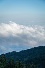 Clouds looking under the Plane