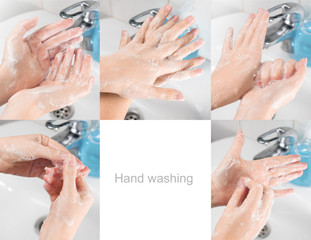 Hand washing in accordance with the rules of the Ministry of Health. The threat of viral diseases,...